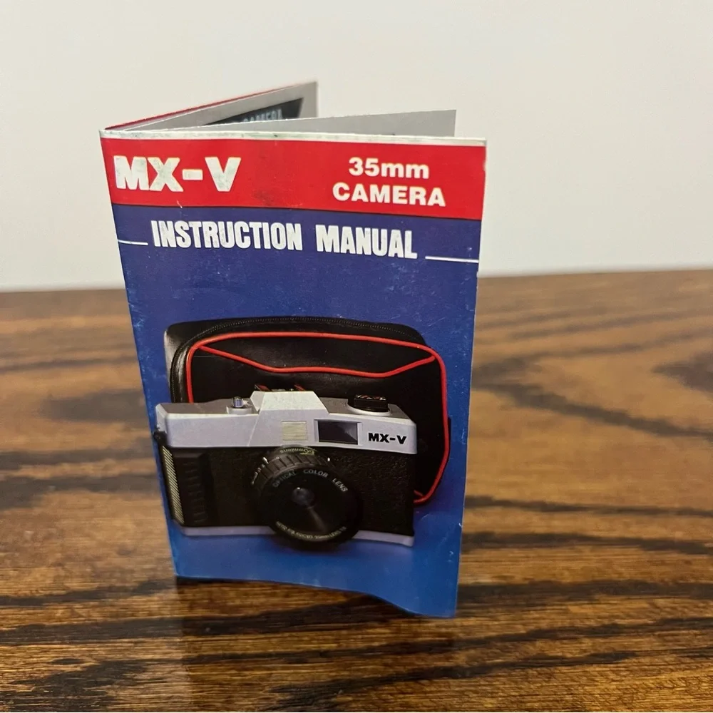 Franka MX-V 35mm Camera With Box And Manual Vintage Untested 1980s